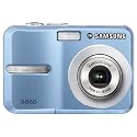 Samsung S860 8.1MP Digital Camera with 3x Optical Zoom (Blue)